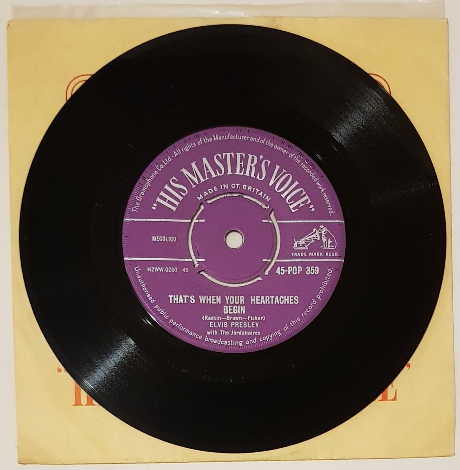 7" Vinyl Porthole Records