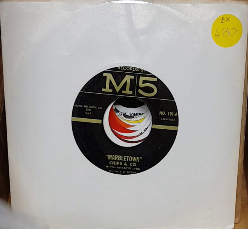 Chips & Co. Marbletown/Let The Wind Blow 1965 US 7" Single on M5 Rec